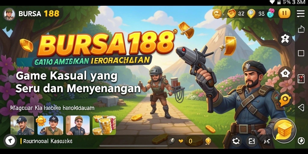 Tampilan antarmuka BURSA188 yang menarik dan interaktif.