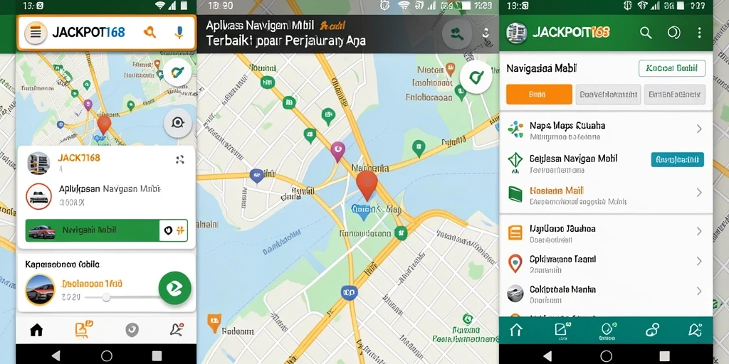 Tampilan antarmuka JACKPOT168 yang user-friendly untuk navigasi mobil.