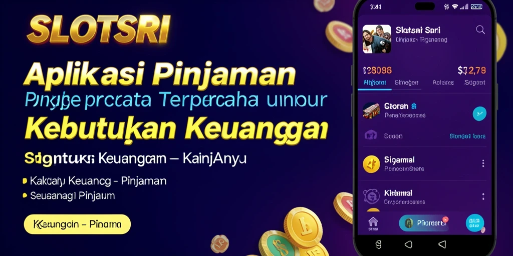 Antarmuka aplikasi SLOTSRI yang user-friendly untuk pengajuan pinjaman.